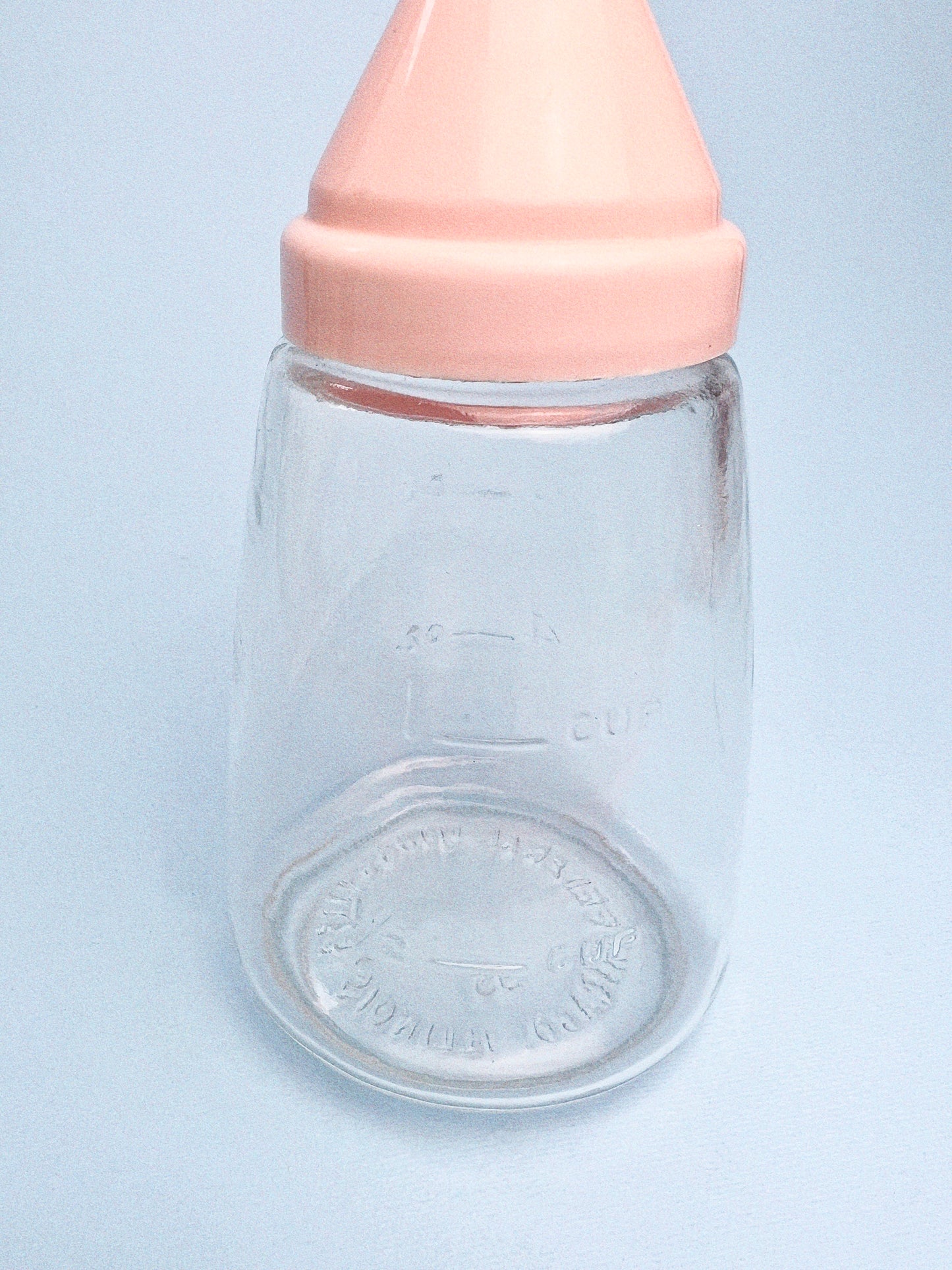 Vintage Federal Glass Sugar Shaker | Pink