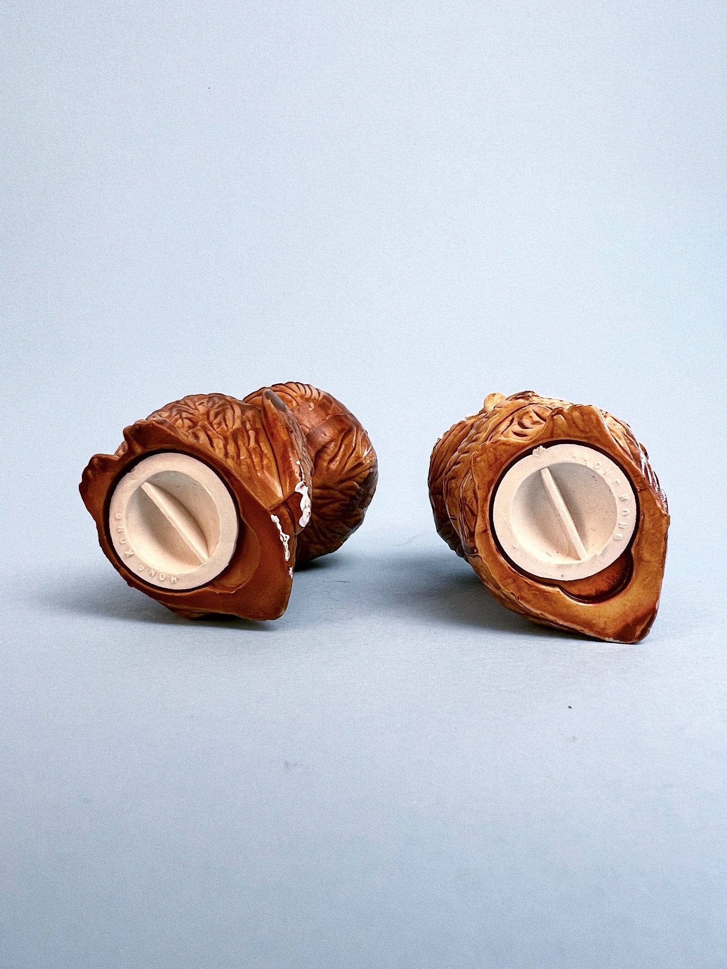 Vintage Owl Salt + Pepper Shakers