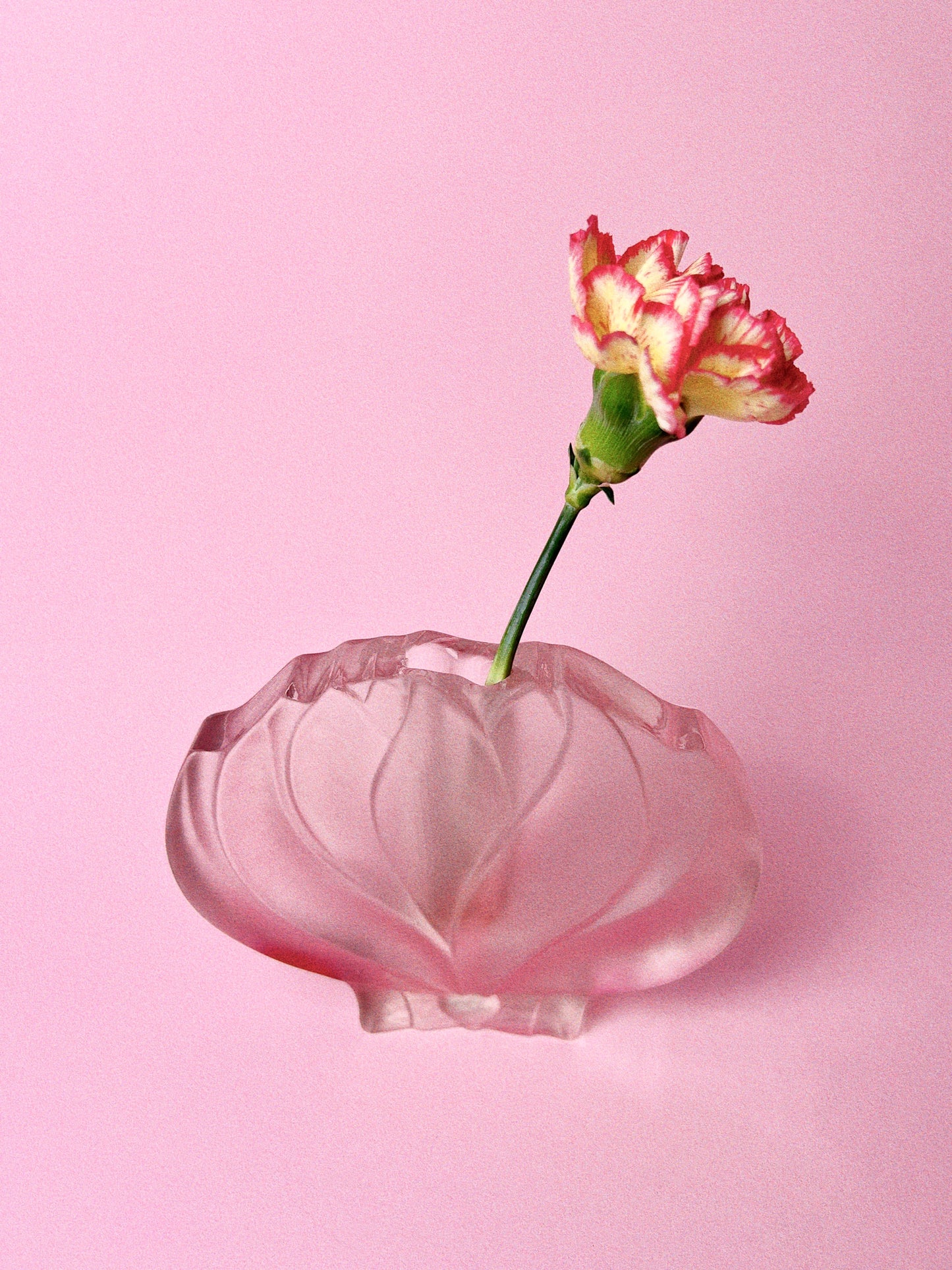 Vintage Crystal Walther Glas Lotus Soliflore Crystal Bud Vase