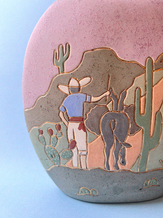 Vintage Ajei Southwestern Vase