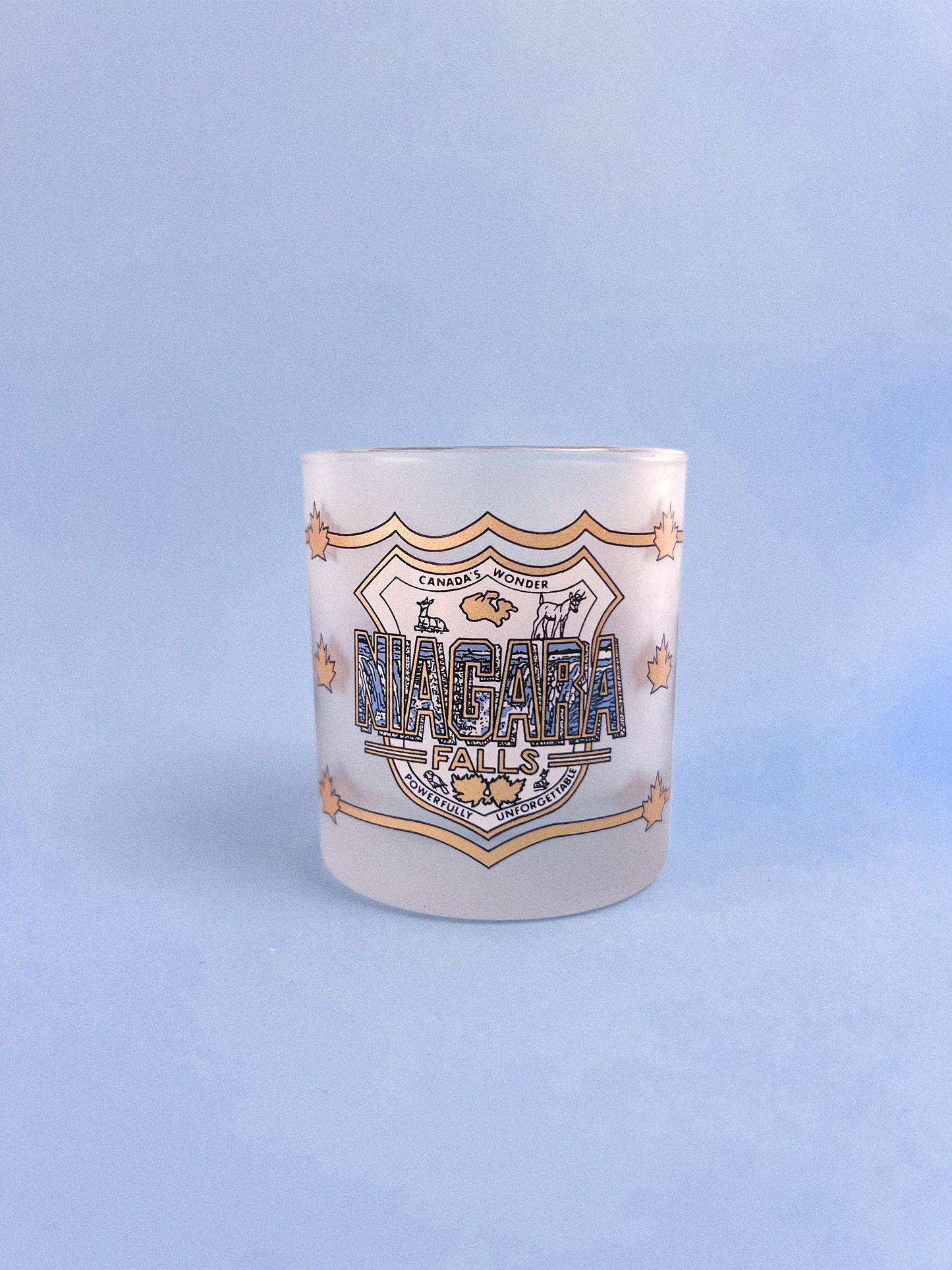 Vintage Niagara Falls Souvenir Rocks Glasses, Set of 2 | Made in Canada