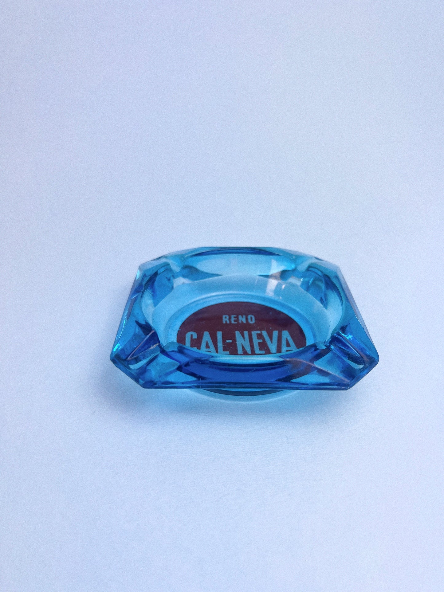 Vintage Club Cal-Neva Blue Ashtray