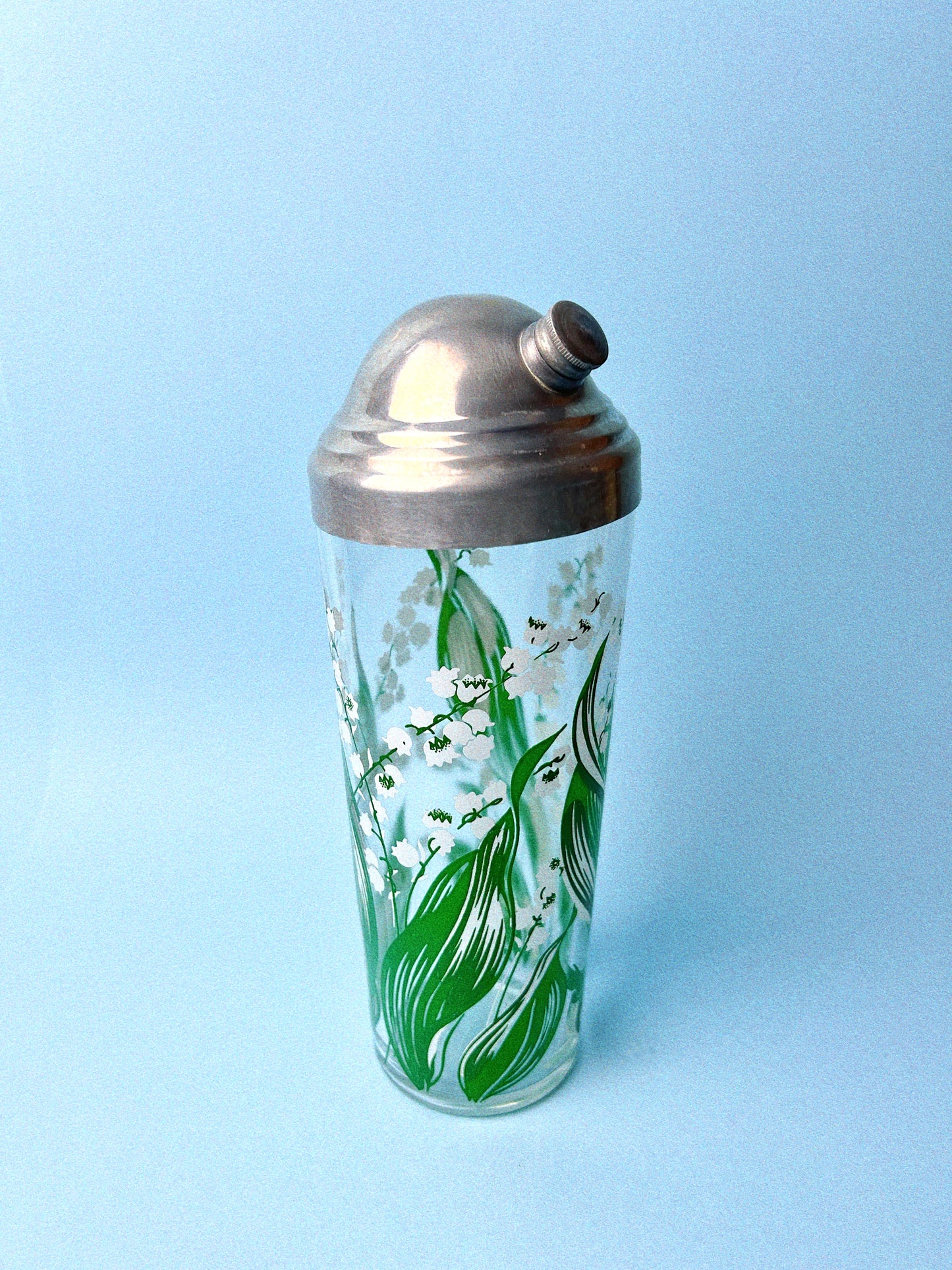 Lily of the Valley Cocktail Shaker | Hazel Atlas