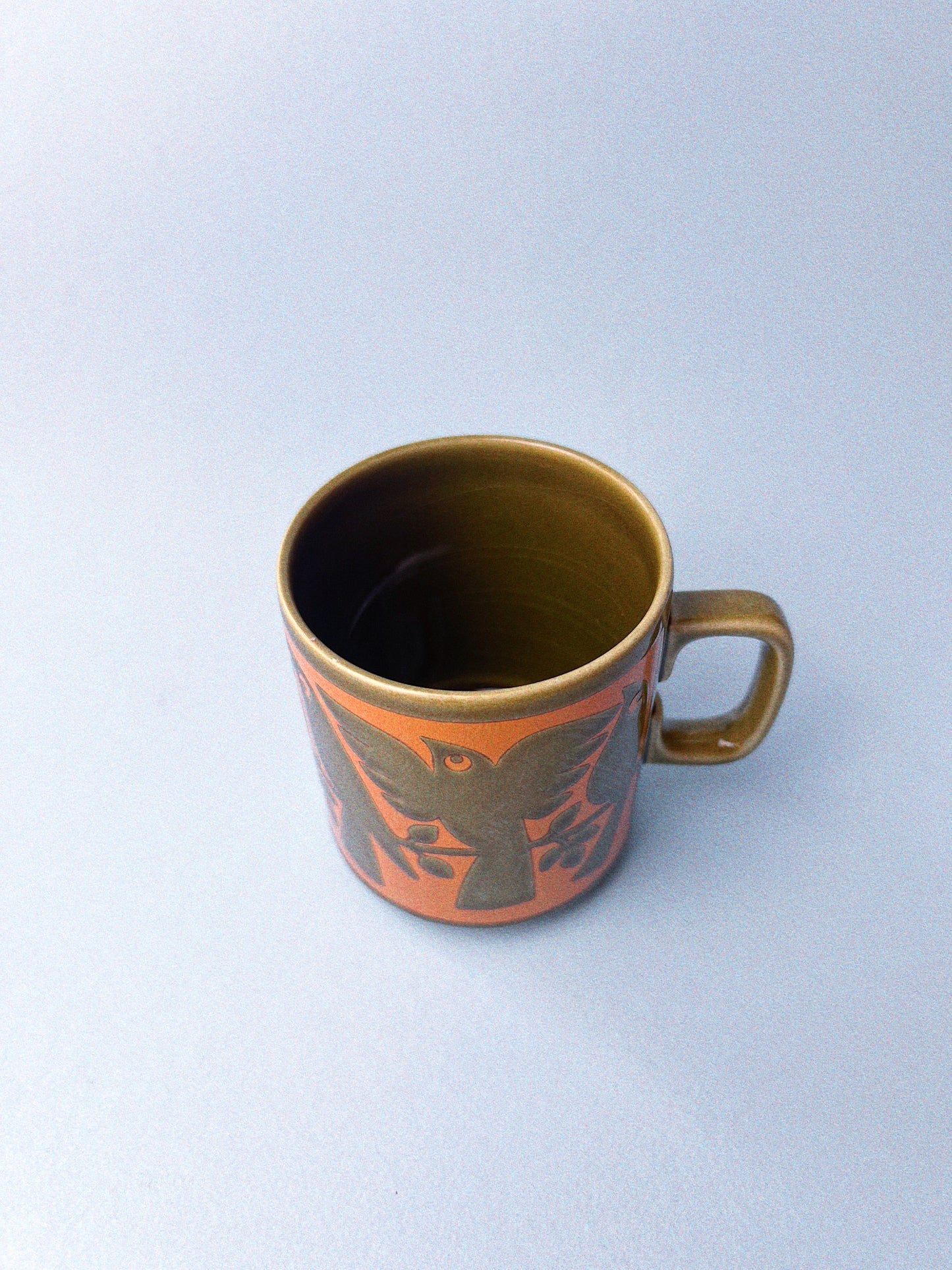 Vintage Hornsea Pottery Birds Mug