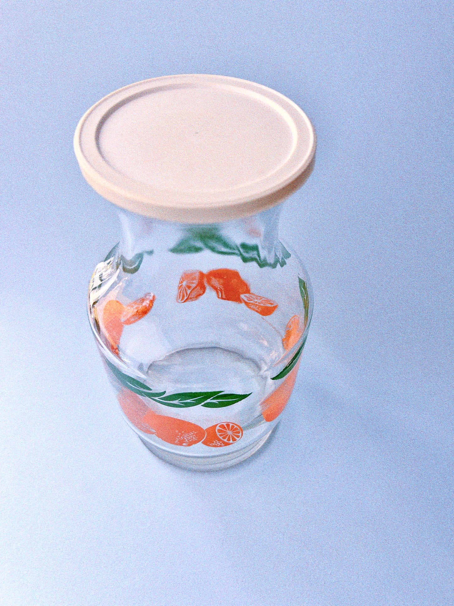 Vintage Clementine Juice Carafe with Lid | Anchor Hocking