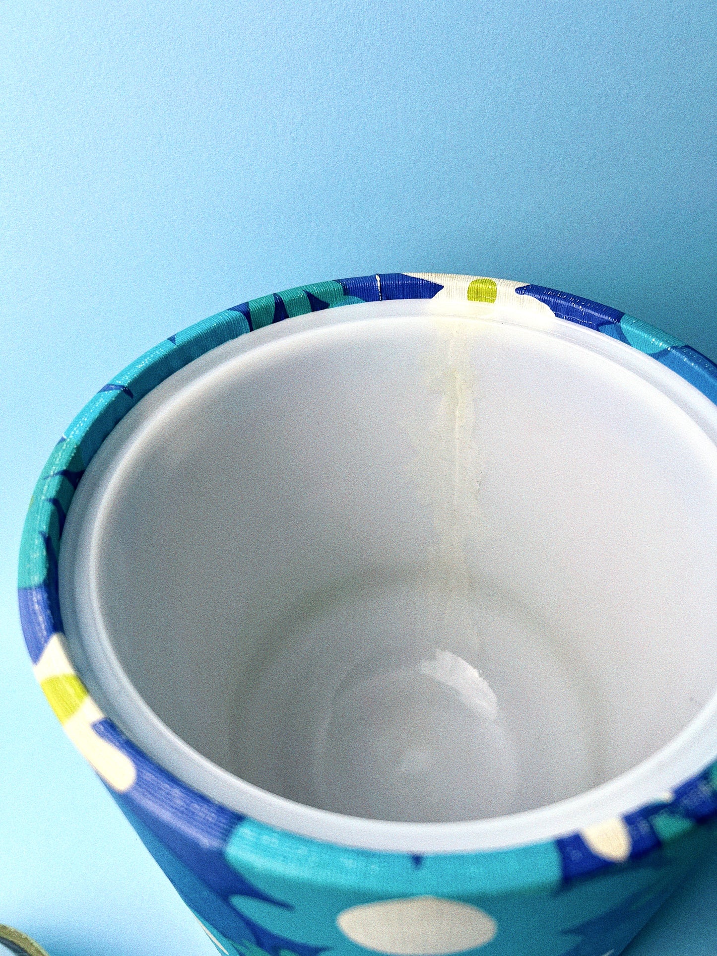 Vintage Flower Power Mid Mod Ice Bucket