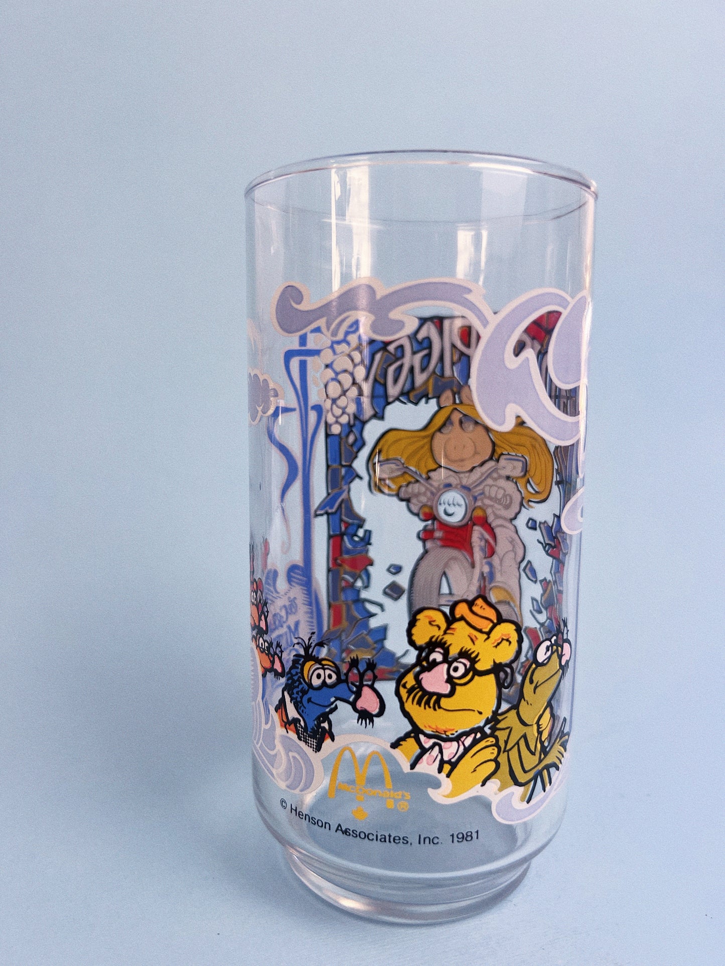 Vintage 1981 McDonald's Miss Piggy Glass