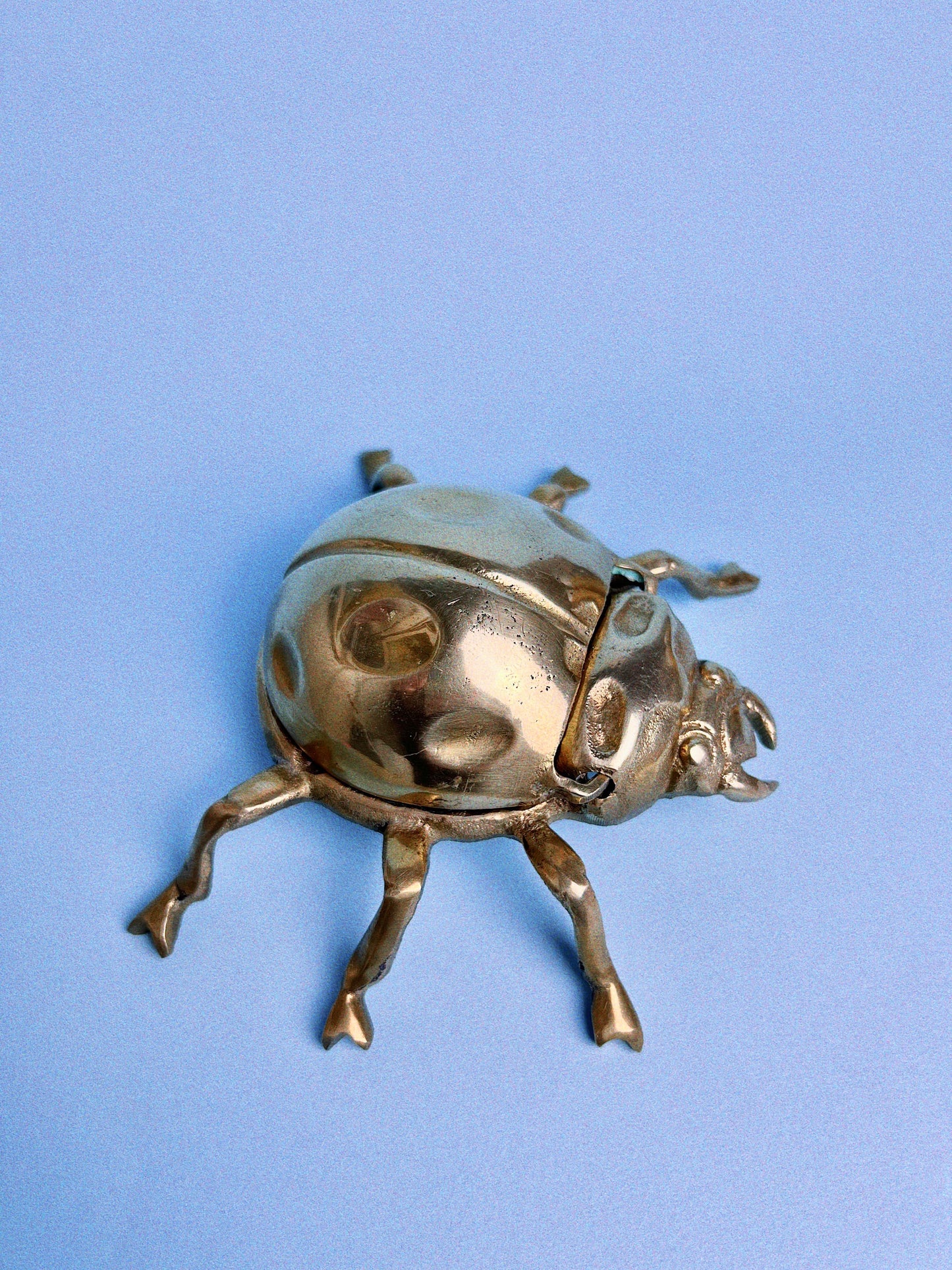 Vintage Brass Lady Bug | Ashtray/Trinket Dish