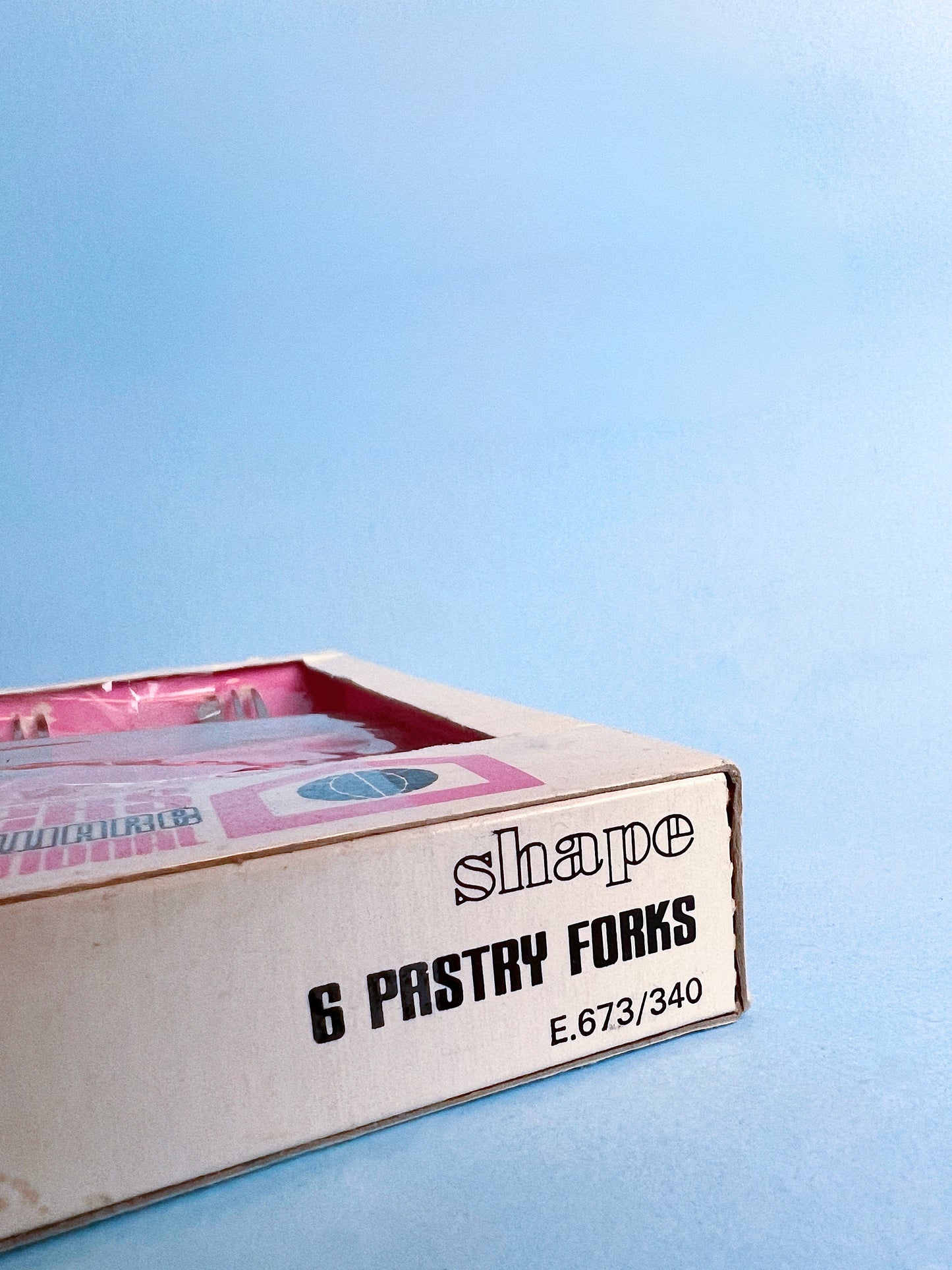 Vintage Viners Pastry Forks | Shape Pattern