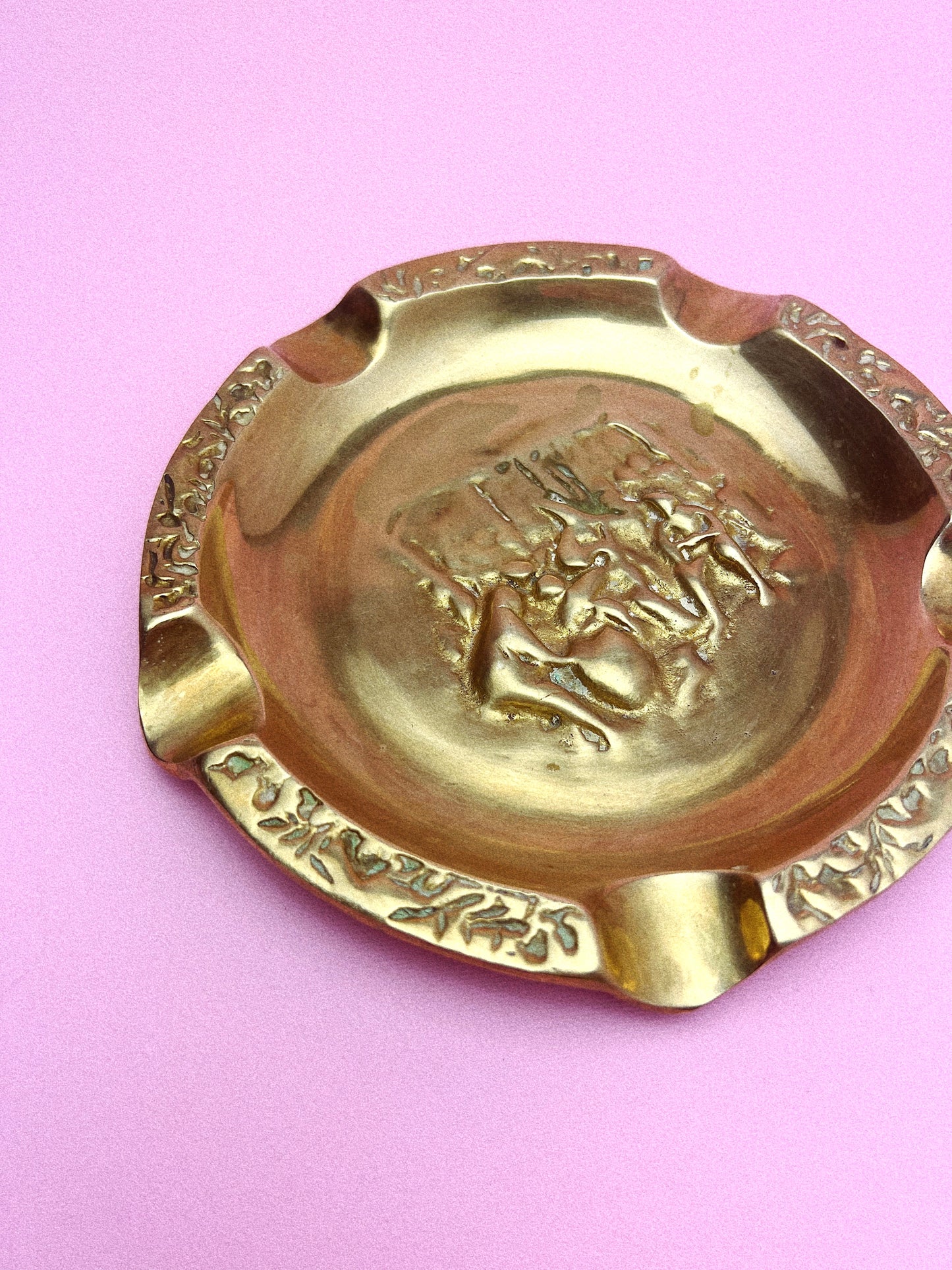 Vintage Eldric Brass Ashtray