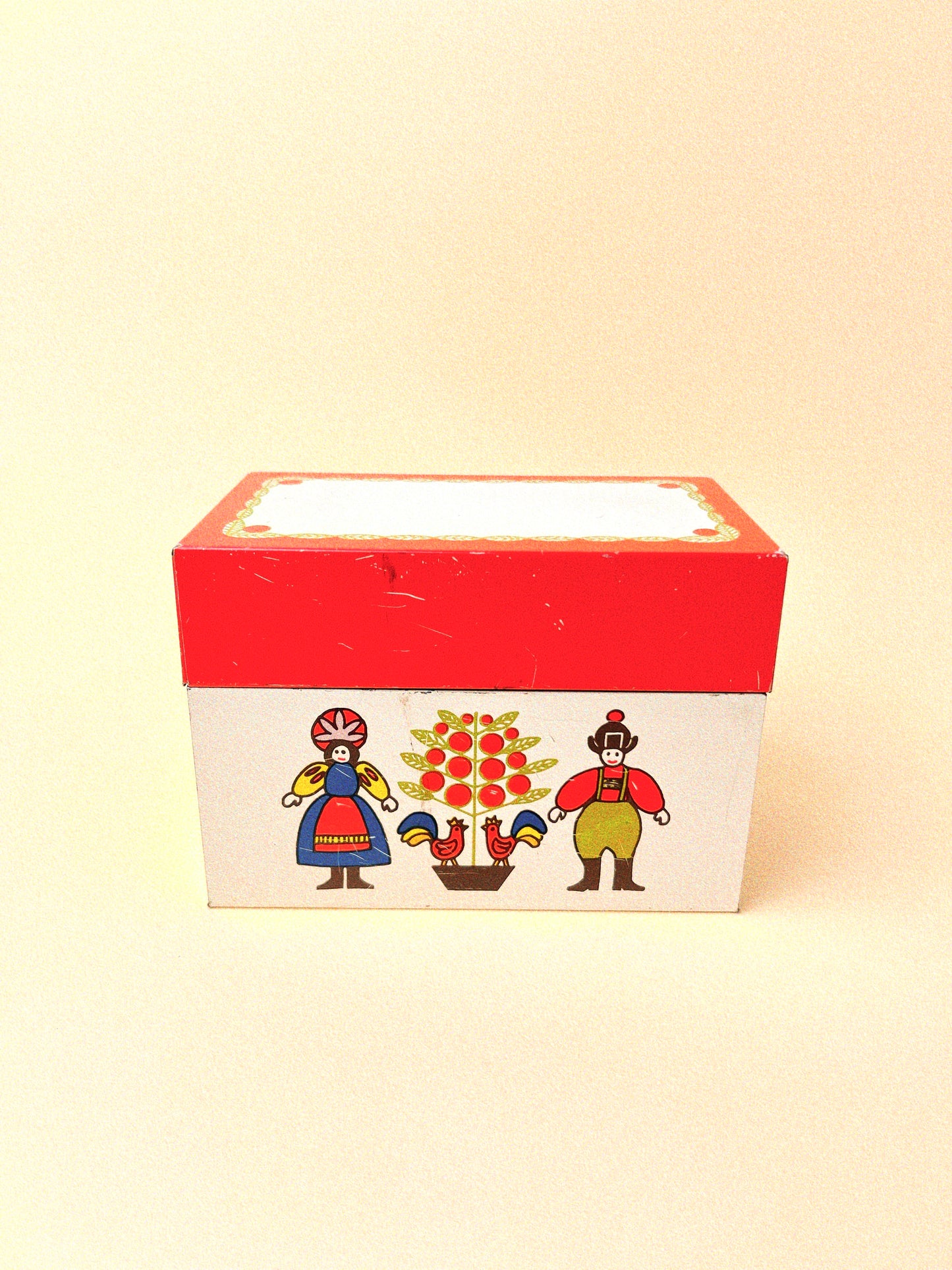 Vintage Ohio Art Co. Dutch Recipe Box