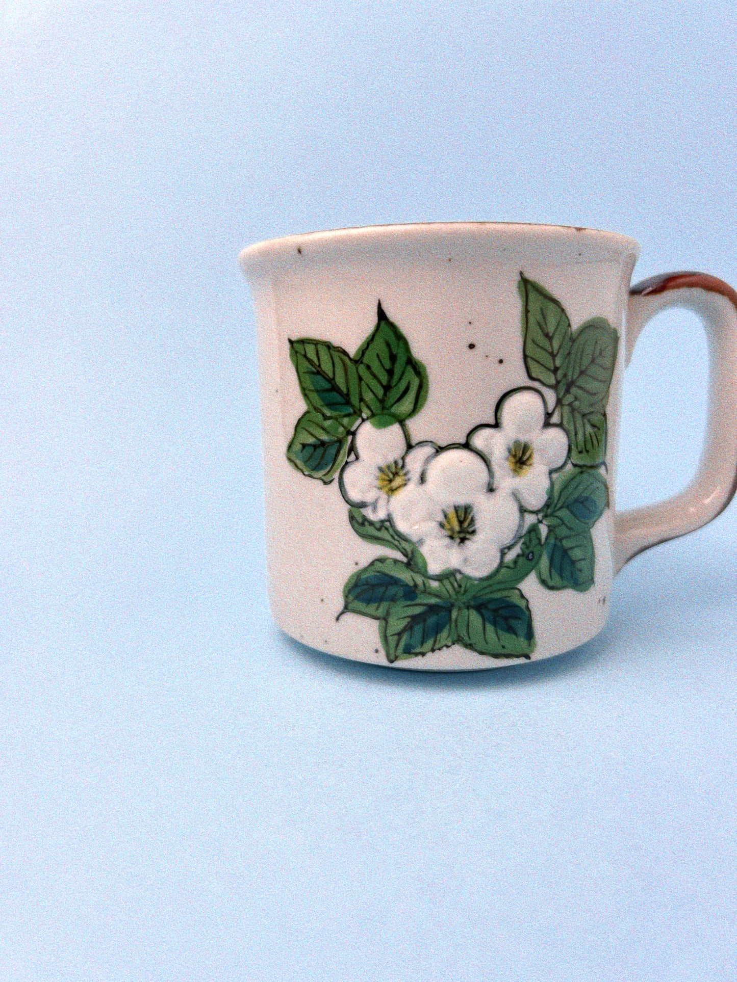 Vintage Dogwood Stone Mug