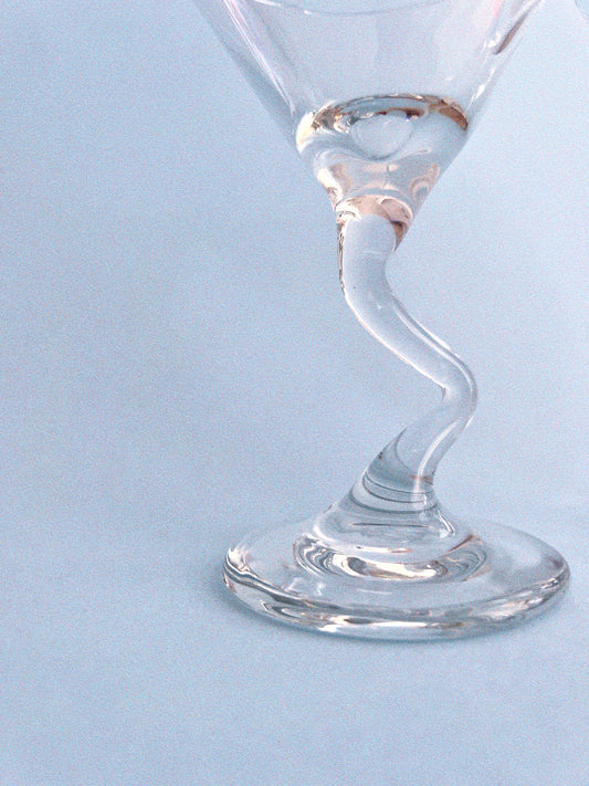 Mini Zig Zag Martini Glasses, Set of 2