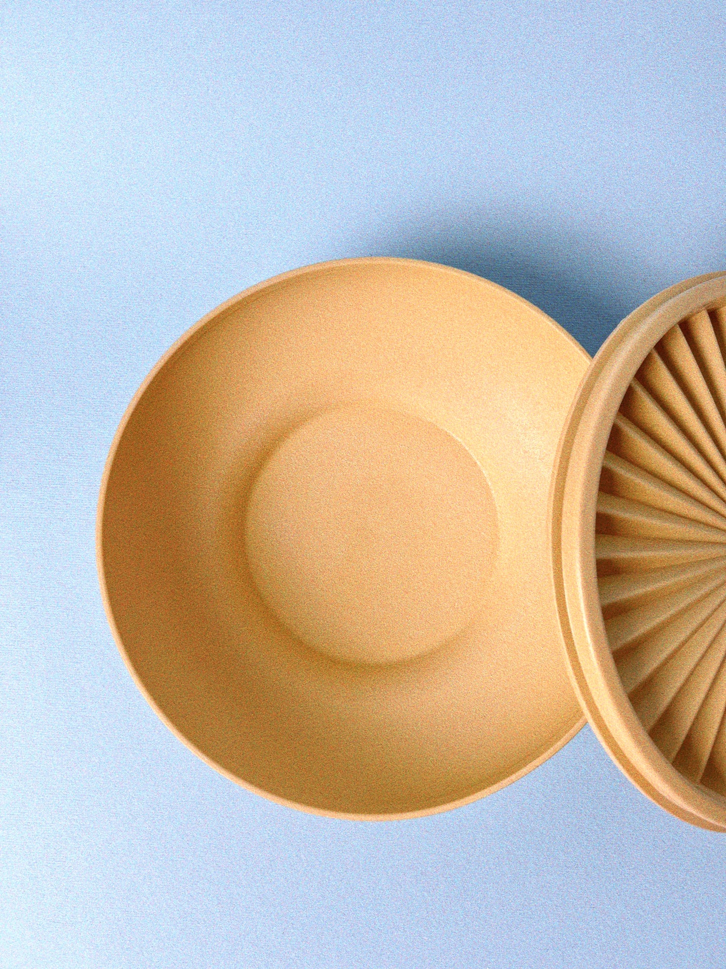 Vintage Tupperware Cereal / Salad Bowl with Lid | Harvest Gold