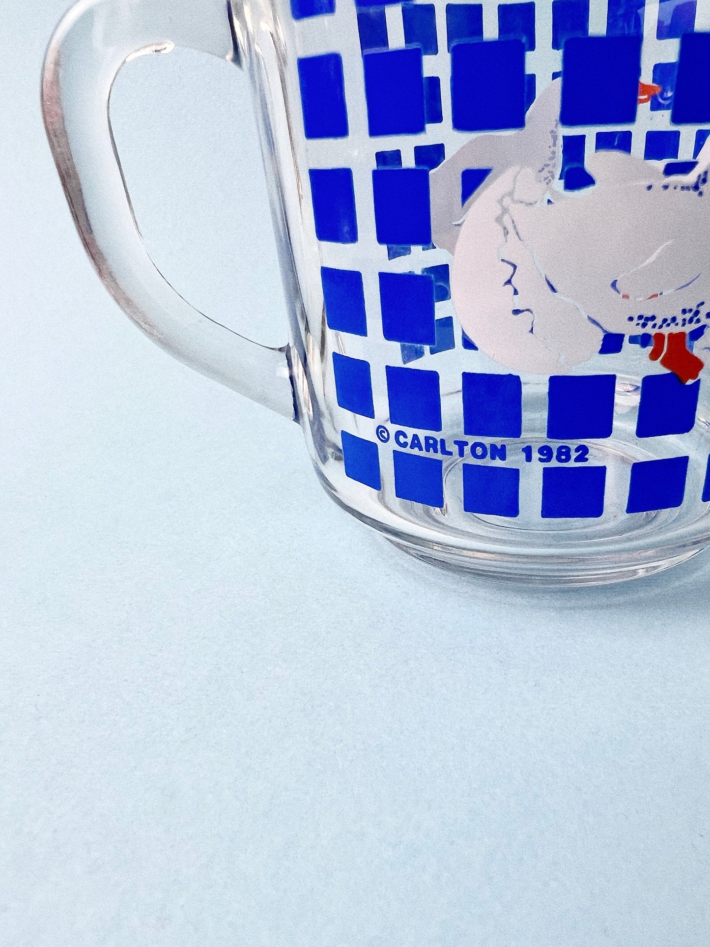 Vintage Carlton Glass Country Geese Mug | Luminarc