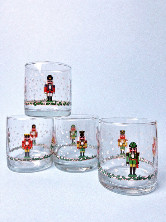Nutcracker Lowball Glasses