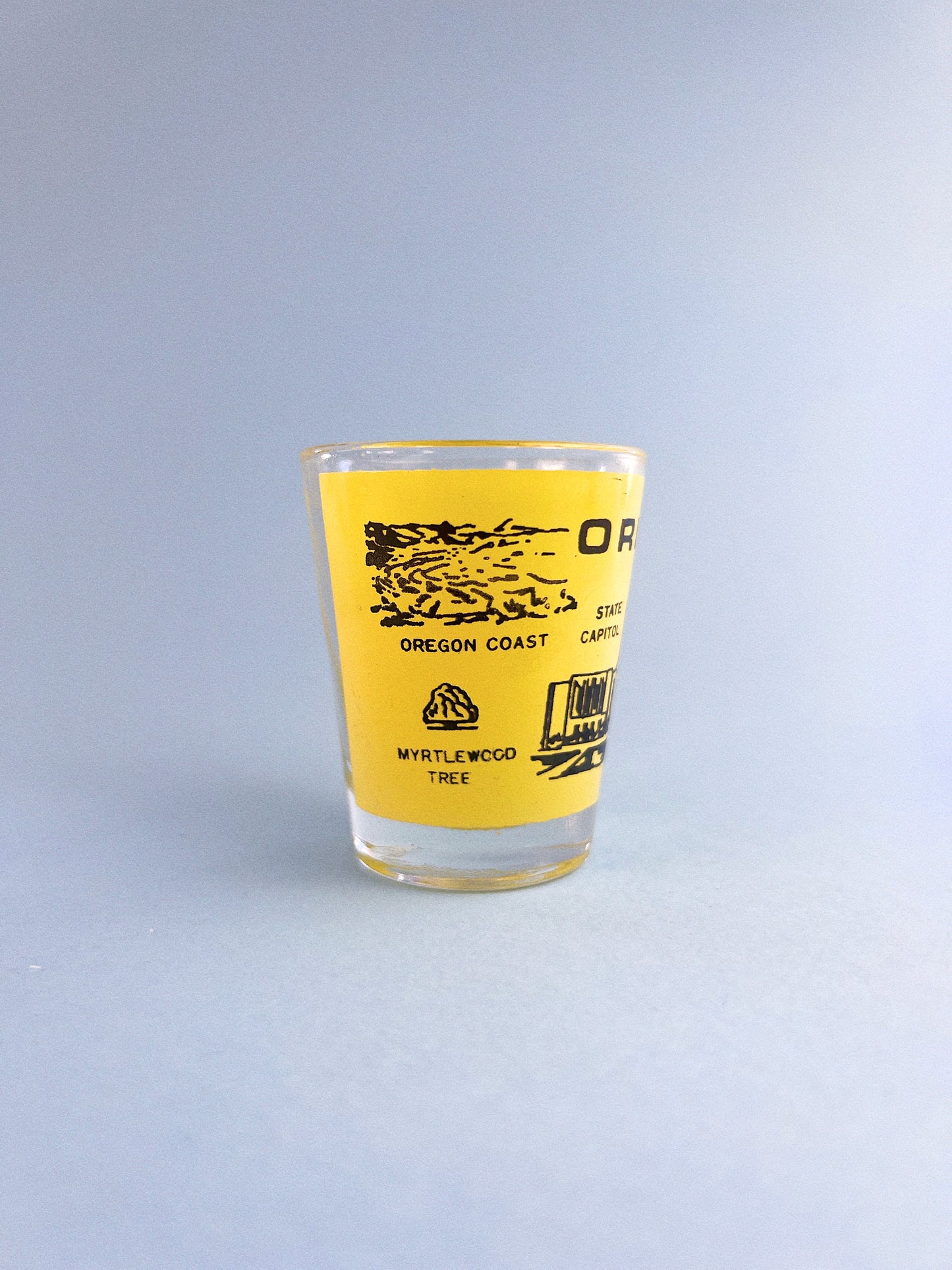 Vintage Oregon Souvenir 1oz Shot Glass