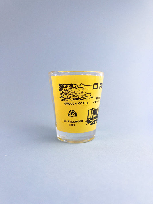 Vintage Oregon Souvenir 1oz Shot Glass
