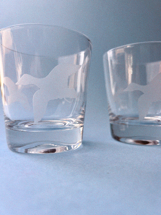 Mallory Flying Duck Cocktail Glasses, Set of 2