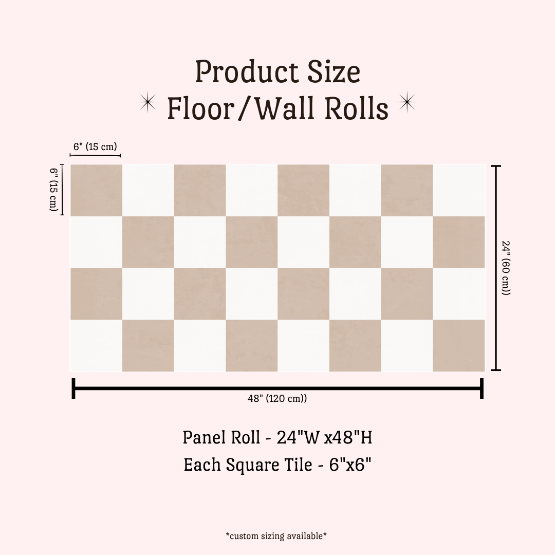 Checkerboard Sticker Tile | Sandrift
