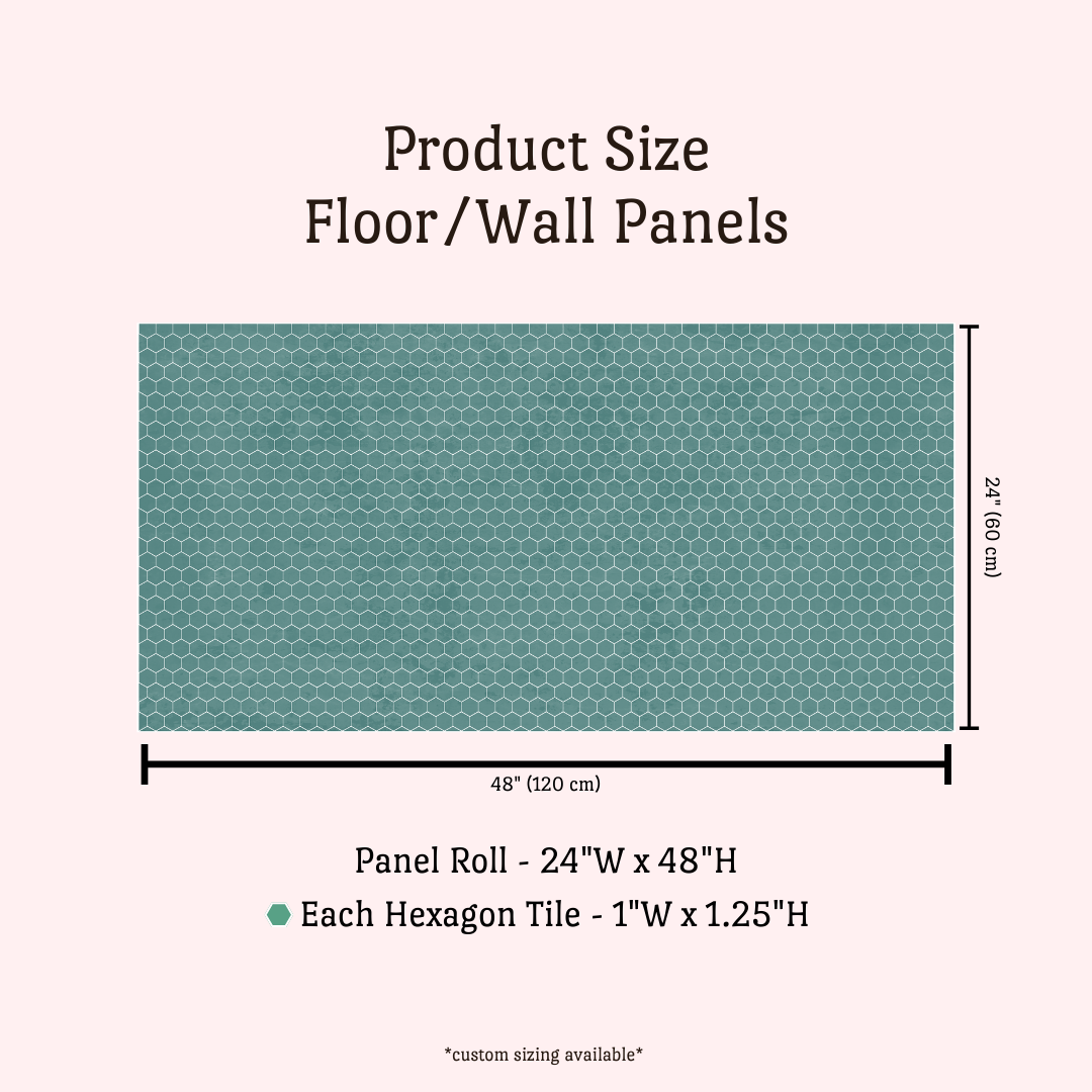 Hex Tile Panel Roll | Wild Amazon