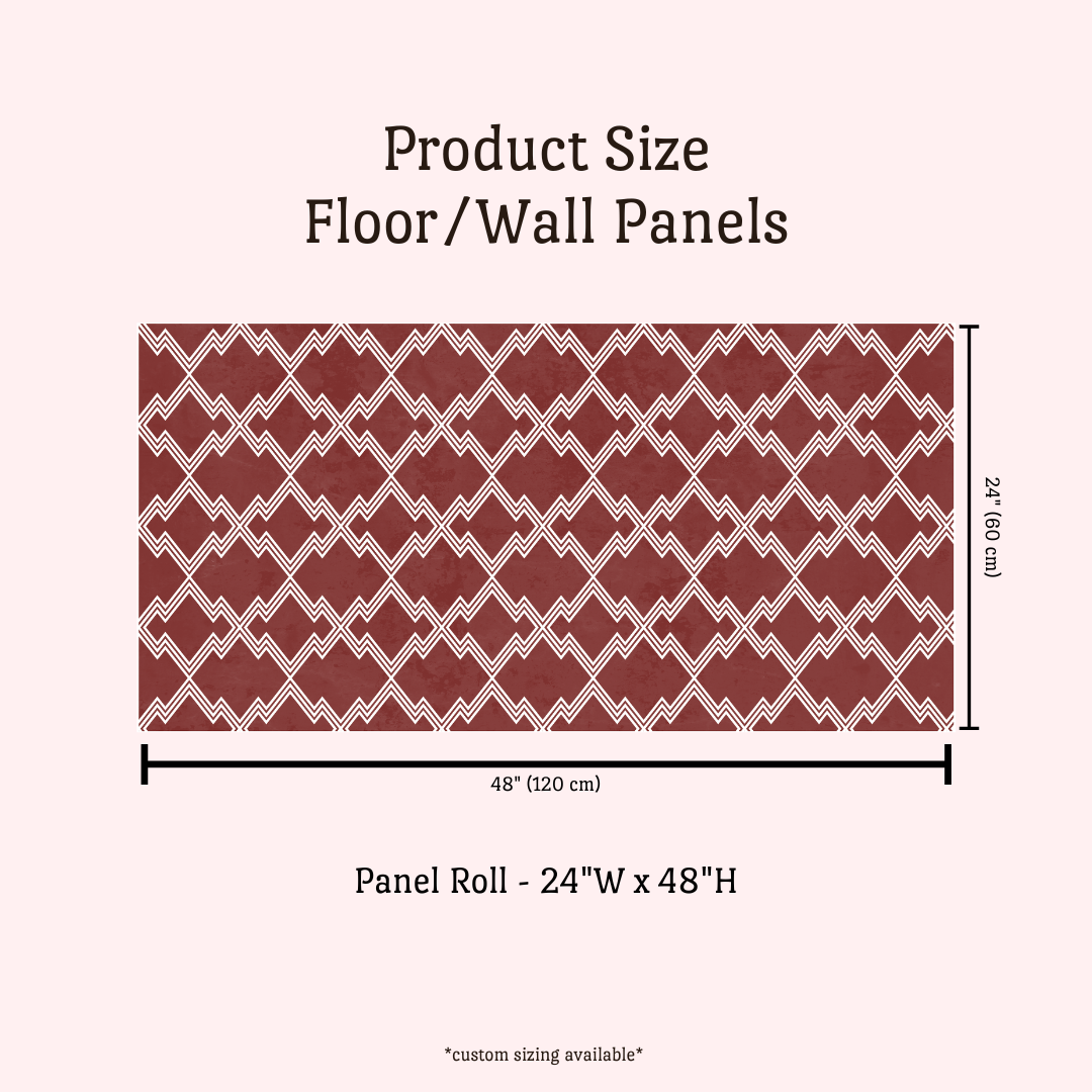 Rafferty Sticker Tile | Rancho Red