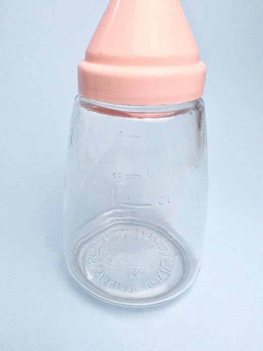 Vintage Federal Glass Sugar Shaker | Pink