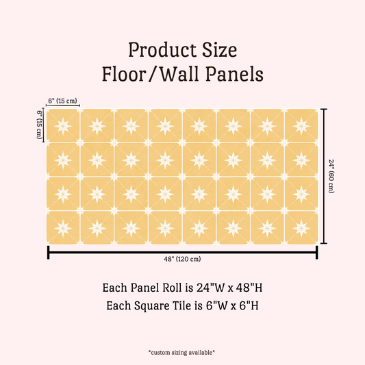 Estella Sticker Tile | Sunburst