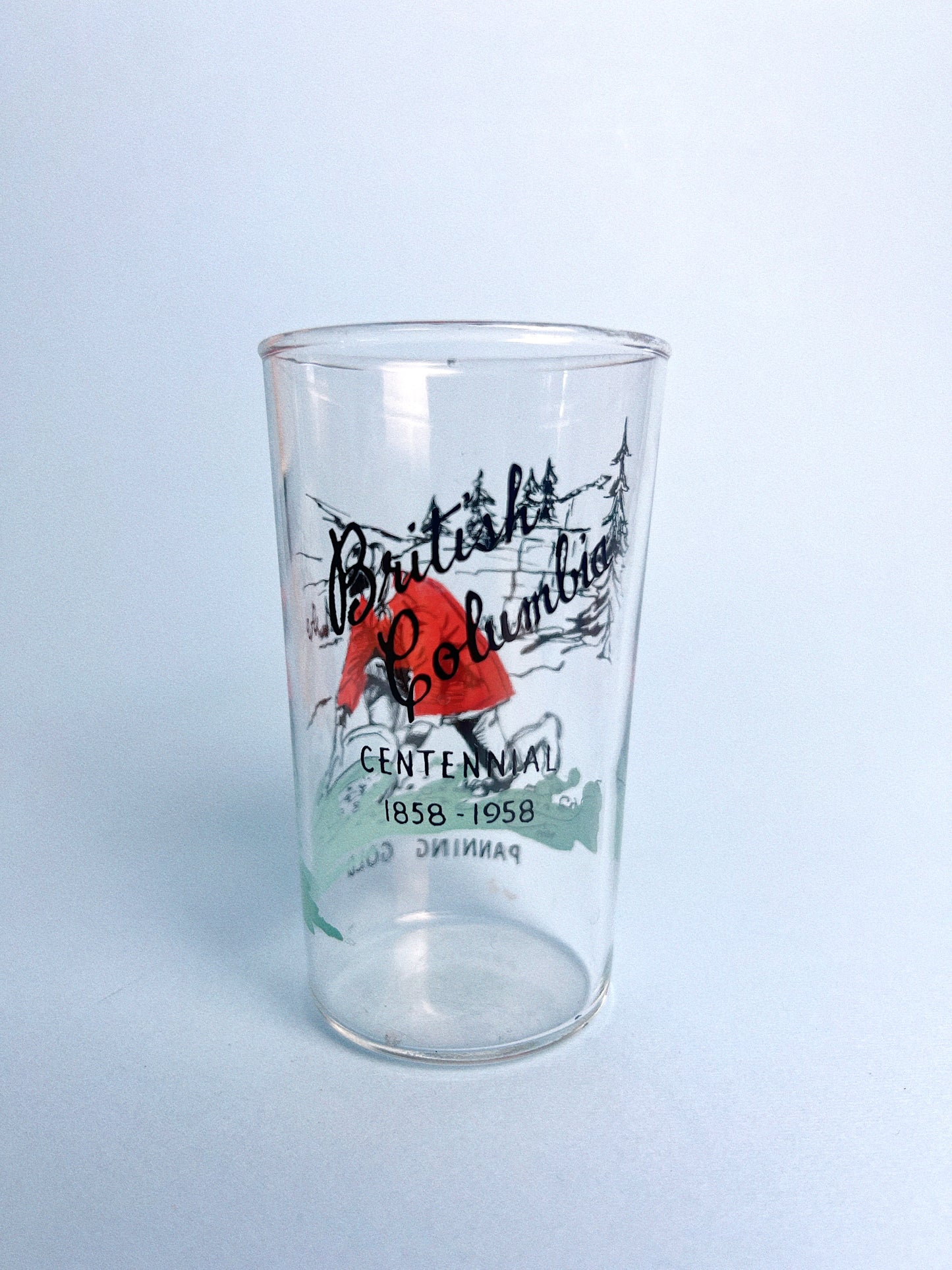Vintage Centennial British Columbia Glasses, Set of 4