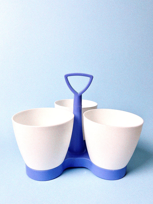 Tupperware Condiment Caddy | Purple + White