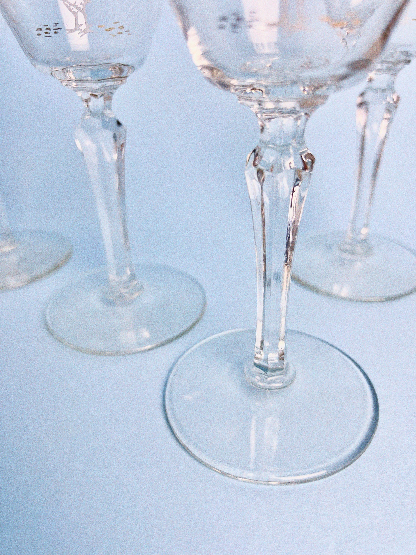 Vintage Chanticleer Rooster Champagne Coupes, Set of 6 | Libbey