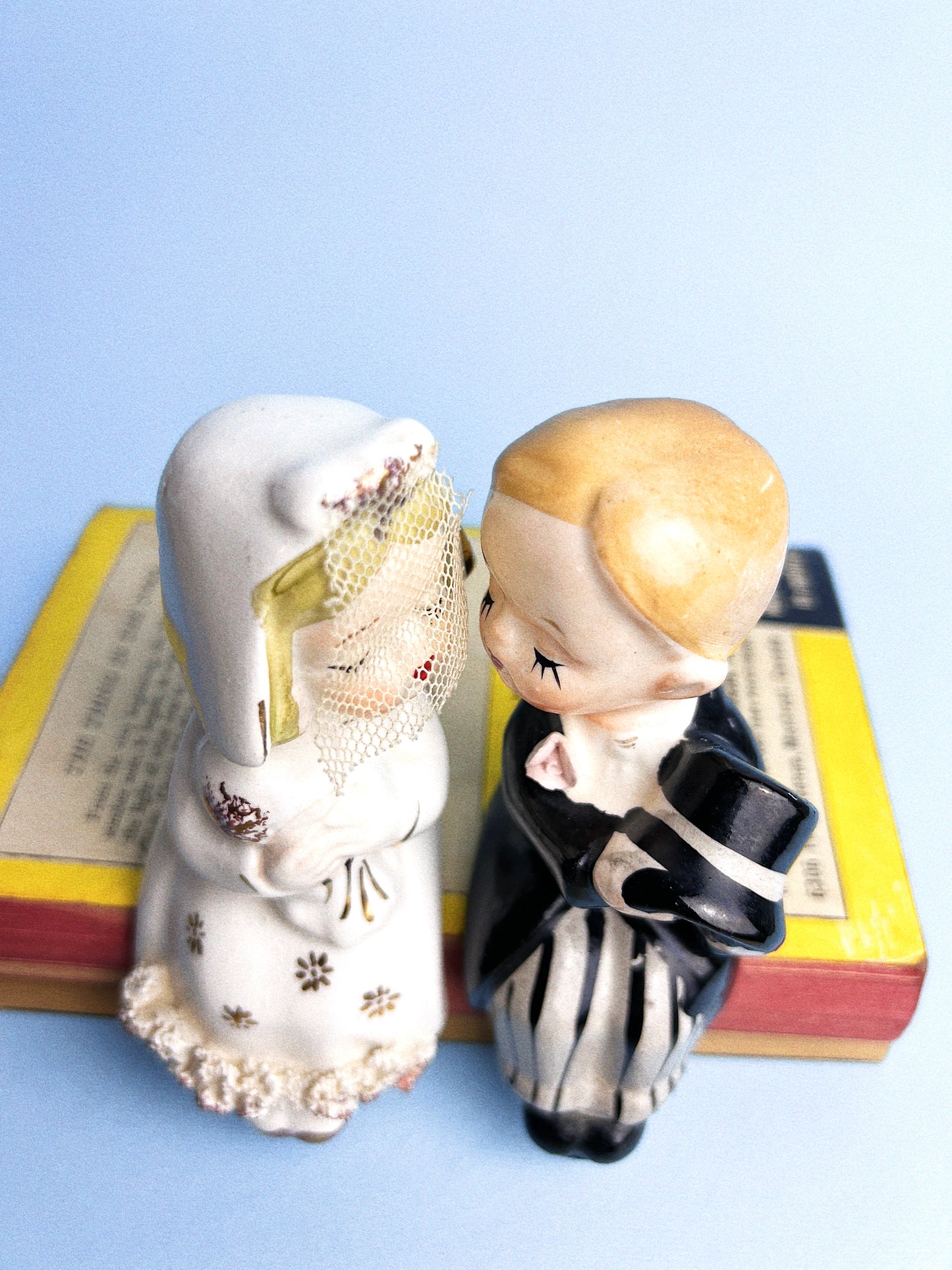 Vintage Bride + Groom | Salt + Pepper Shakers