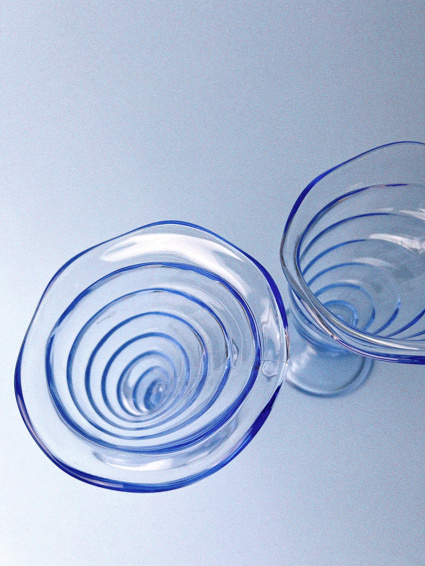 Vintage Bormioli Rocco 'Fortuna' Parfait Glasses, Set of 2