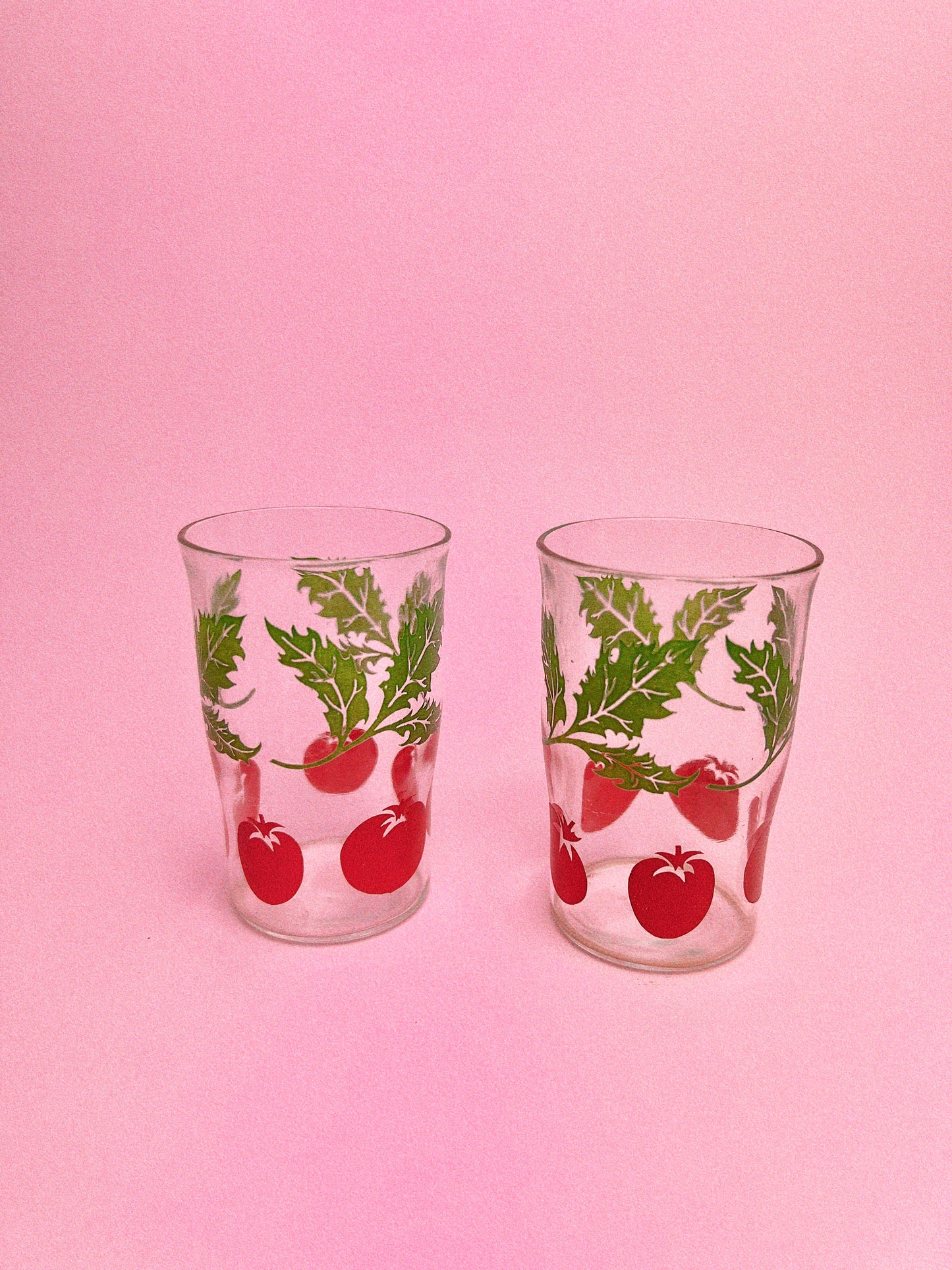Tilda Tomato Glasses, Set of 2