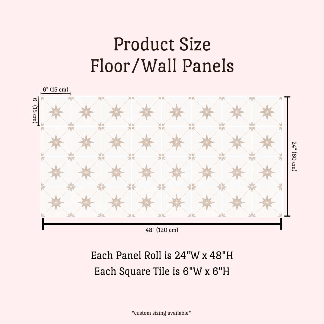 Estella Sticker Tile | Sandrift - White