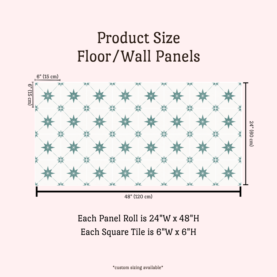 Estella Sticker Tile | Wild Amazon - White