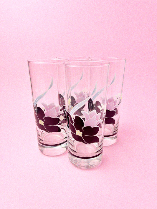 Vintage Anais Highball Glasses, Set of 4 | Luminarc