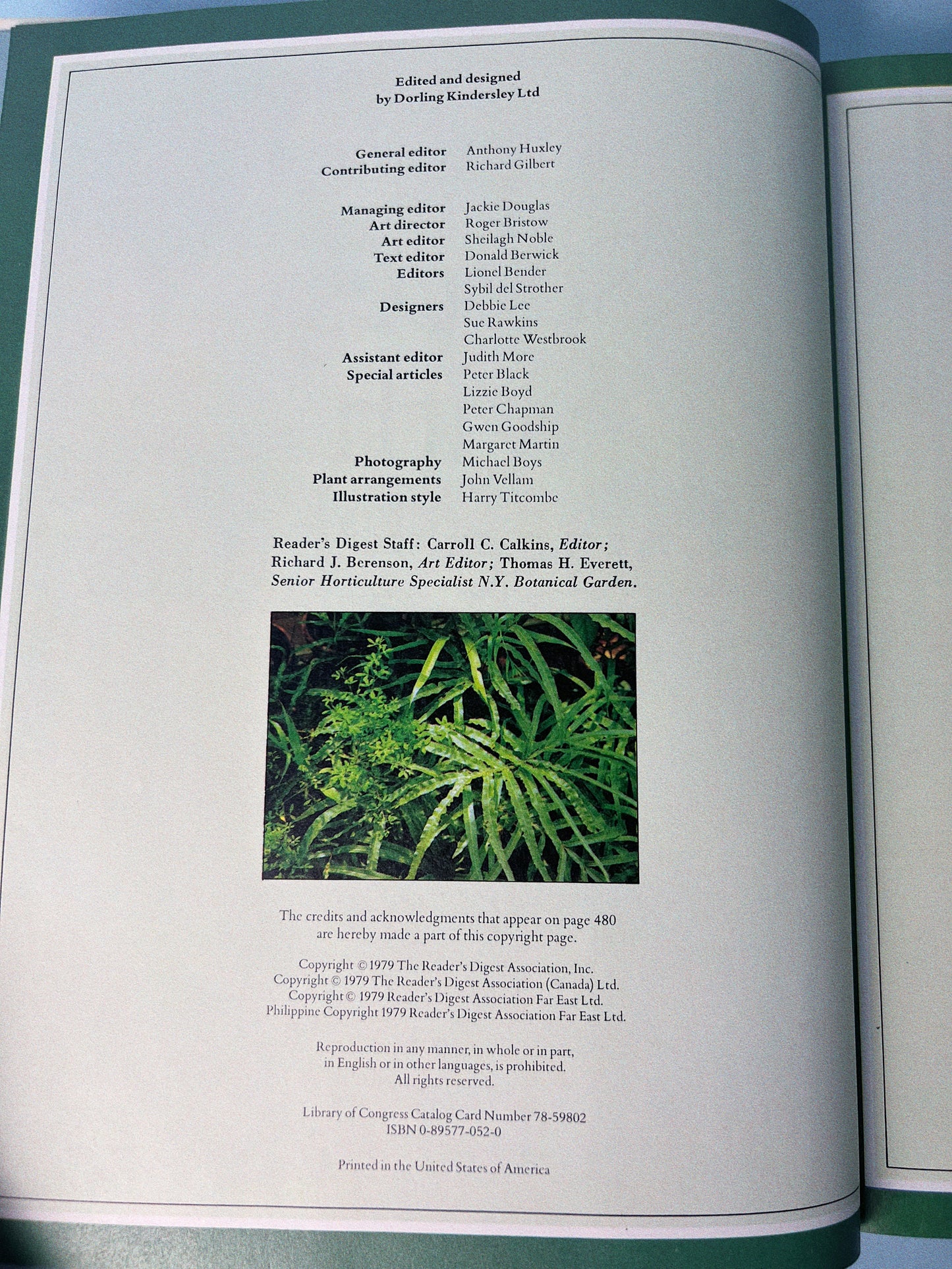 Vintage Reader’s Digest Book Success with Houseplants