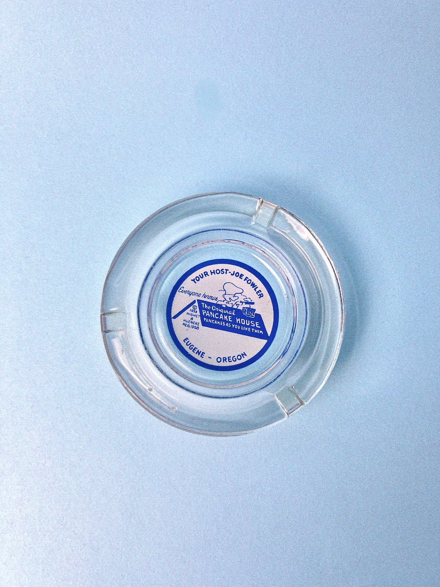 Vintage Your Host Joe-Fowler | The Original Pancake House Ashtray
