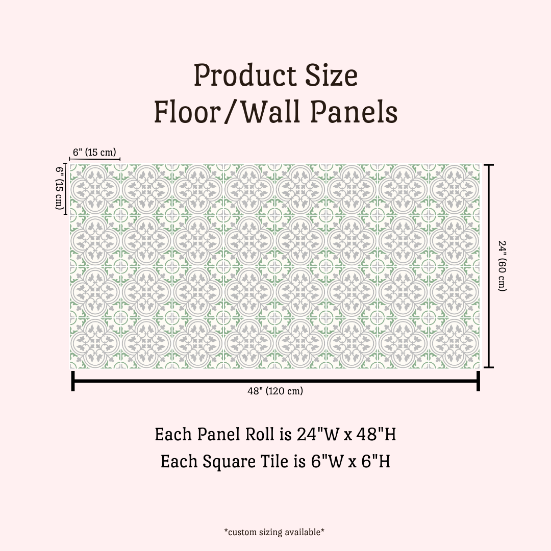 Catalina Sticker Tile | Green Tea