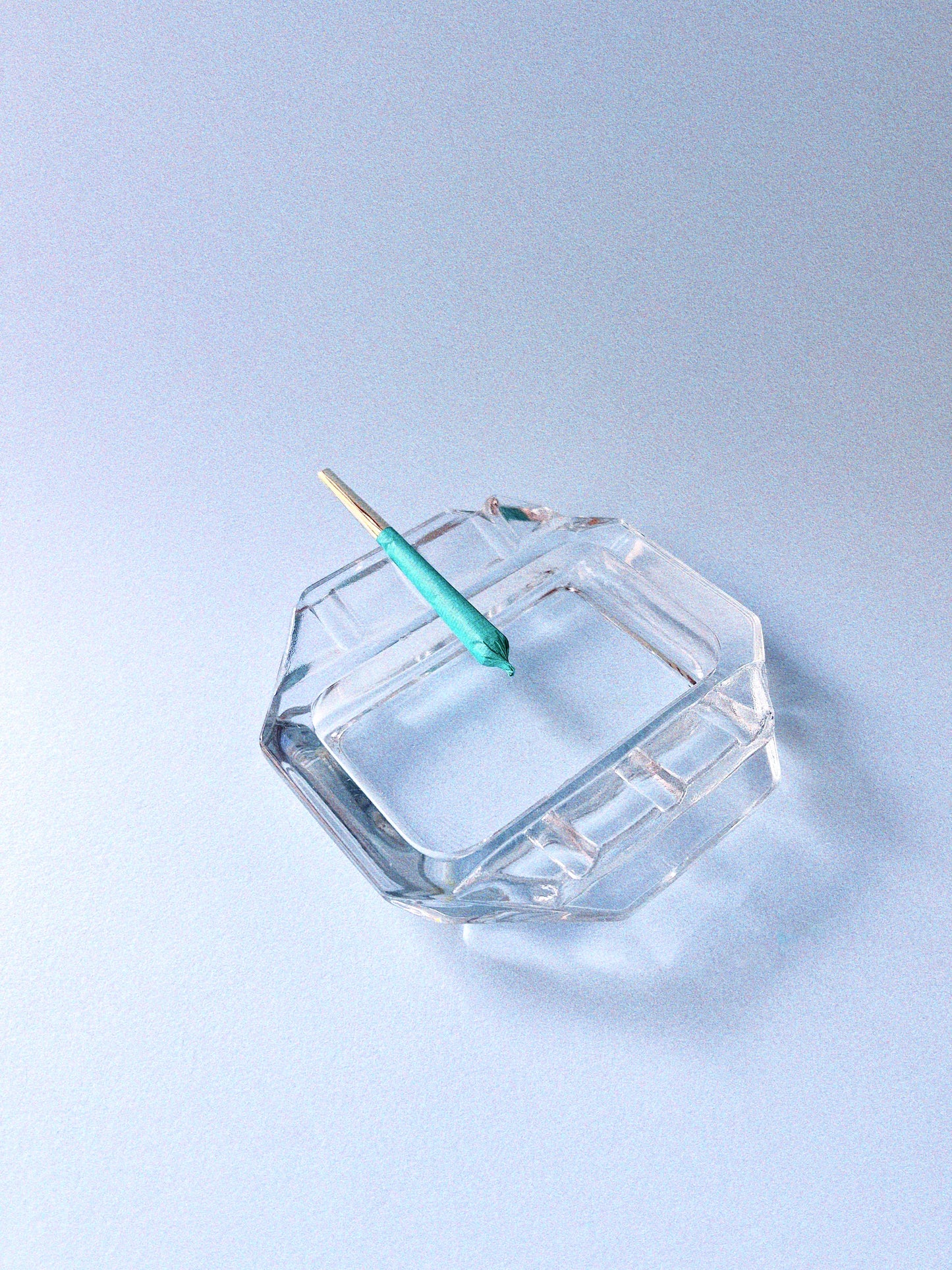 Vintage Atomic Clear Ashtray