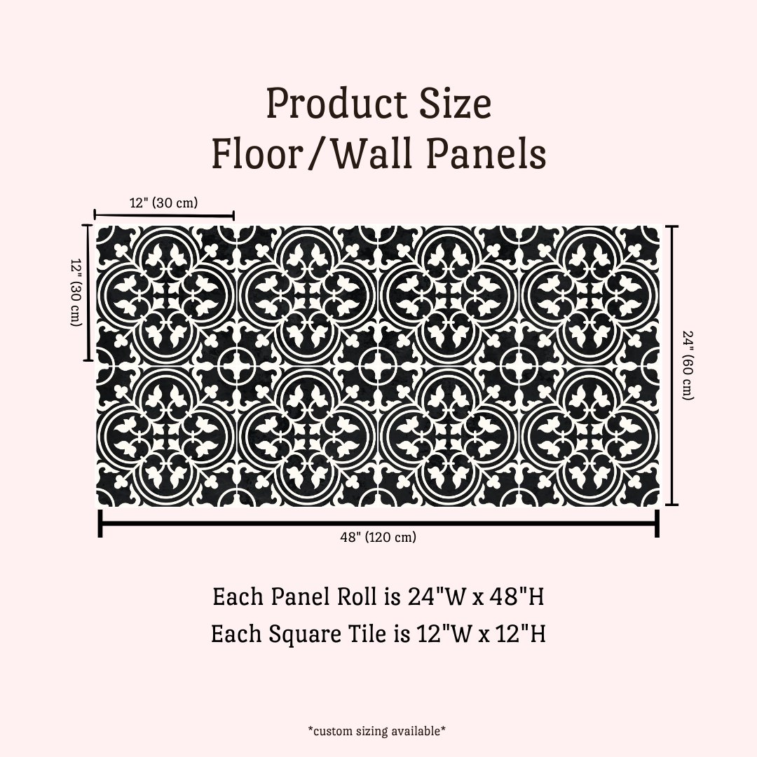 Catalina Sticker Tile | Black Moon