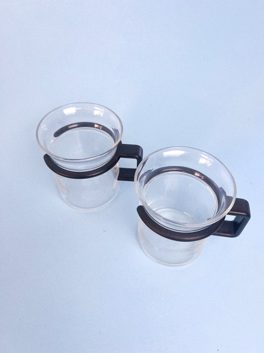 *Restock Alert* Vintage Bodum Coffee/Tea cups, Set of 2 | Captain Picard - Star Trek