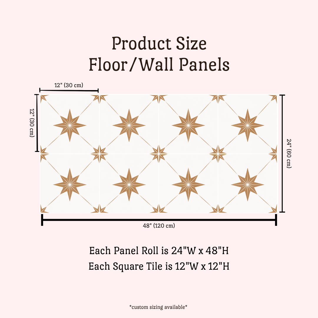 Estella Sticker Tile | Golden Age - White