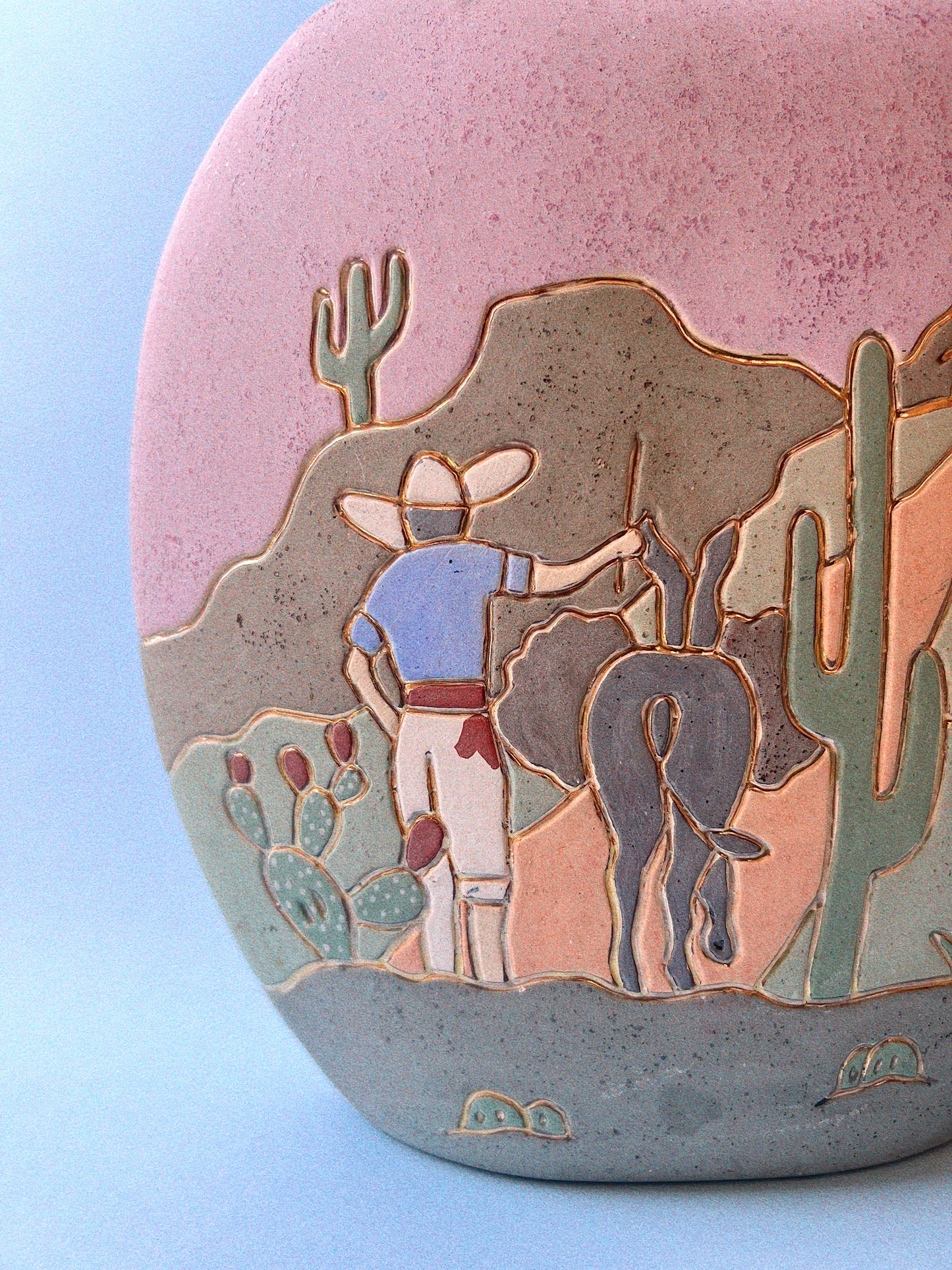 Vintage Ajei Southwestern Vase