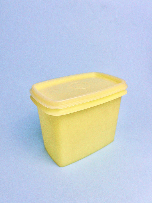 Vintage Tupperware Shelf Saver | Yellow