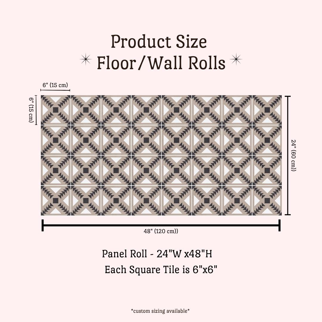 Paloma Sticker Tile | Oatmeal