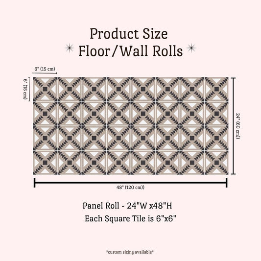 Paloma Sticker Tile | Oatmeal