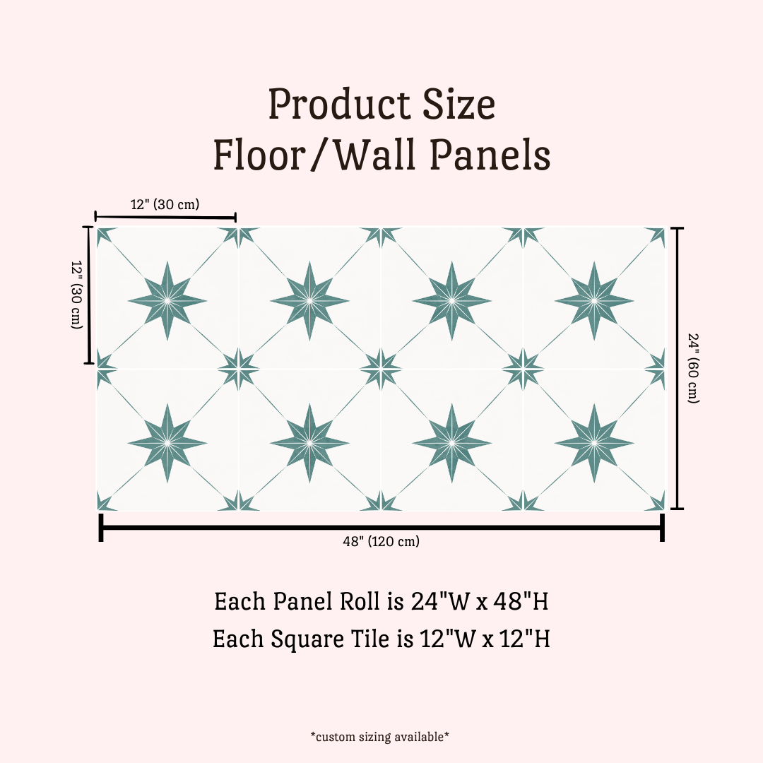 Estella Sticker Tile | Wild Amazon - White