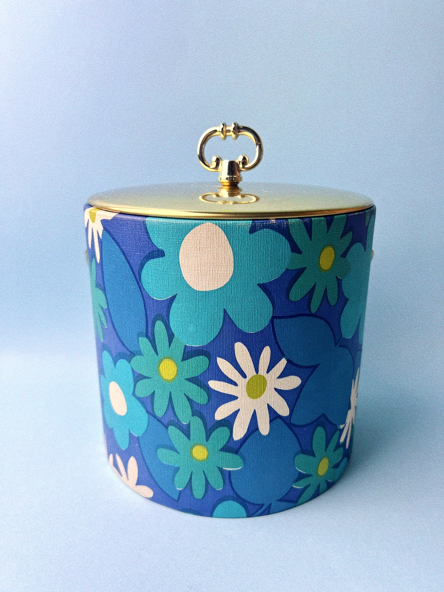 Vintage Flower Power Mid Mod Ice Bucket
